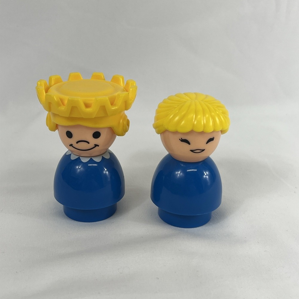 Fisher Price Little People 50th Birthday Jumbo Figures King & Queen Chunky